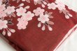 Photo7: Japanese floor pillow cushion cover zabuton cotton meisen flower 55 x 59cm (7)