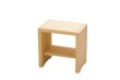 Photo7: Japanese Hiba-Hinoki bath chair natural wood Stool yc H30cm (7)