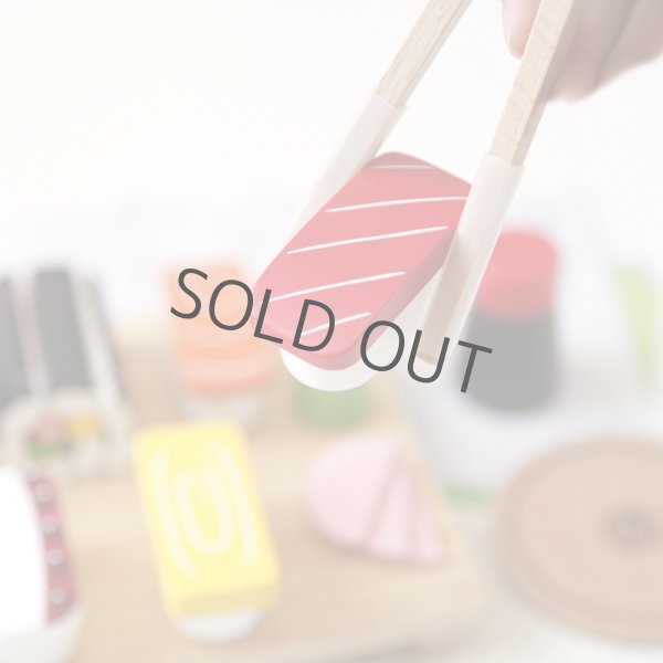 Photo4: Japanese Sushi chopsticks lesson play house set for kids (4)