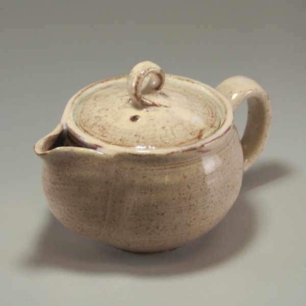 Photo2: Hagi ware Senryuzan climbing kiln Japanese tea pot kyusu dou (2)