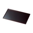 Photo2: Japanese Echizen Urushi lacquer wooden tray bon zen tamari W300mm (2)