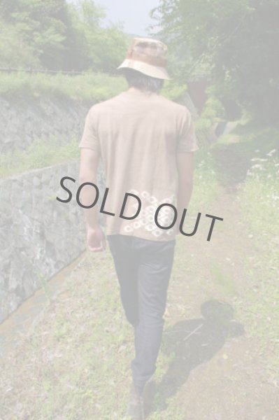 Photo2: Natural and Hand dyes Mitsuru unisexed T-shirt made in Japan hittakanoko (2)