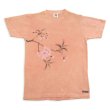 Photo1: Natural and Hand dyes Mitsuru unisexed T-shirt made in Japan cherry Rubia argyi (1)