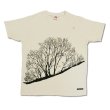 Photo3: Natural and Hand dyes Mitsuru unisexed T-shirt made in Japan moonlight (3)