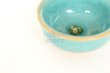 Photo11: Kiyomizu porcelain Japanese sake guinomi Junzo Okayama seiji blue craze frog cup (11)
