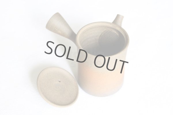 Photo10: Tokoname ware Japanese tea pot Gyokko ceramic tea strainer yakishime st 230ml (10)