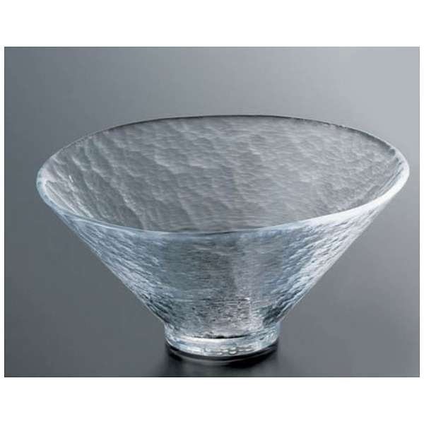 Photo1: Japanese glass Yoshinuma motosu Sashimi washoku bowl D 15cm (1)