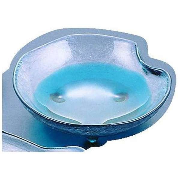 Photo1: Japanese glass Yoshinuma chichibu kataori Sashimi bowl blue D 18cm (1)