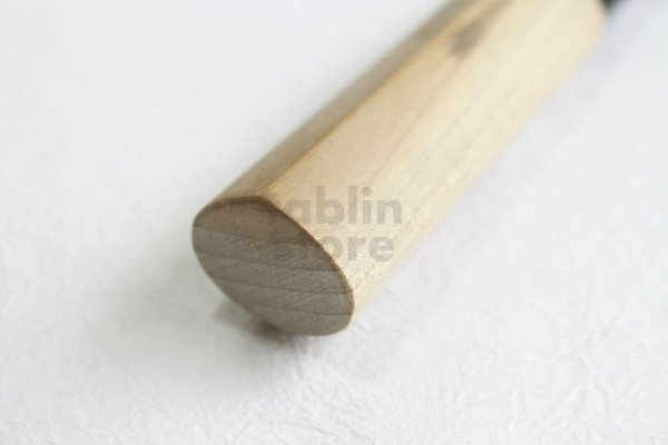 Photo8: Okeya Yasuki white-2 steel Japanese Small Deba hammered Knife any size (8)