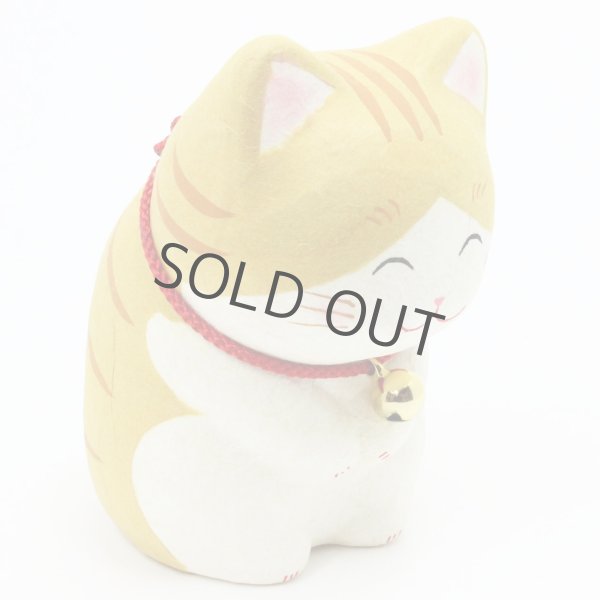 Photo5: Japanese Washi Paper craft bow Mike neko cat H10.5cm any color (5)