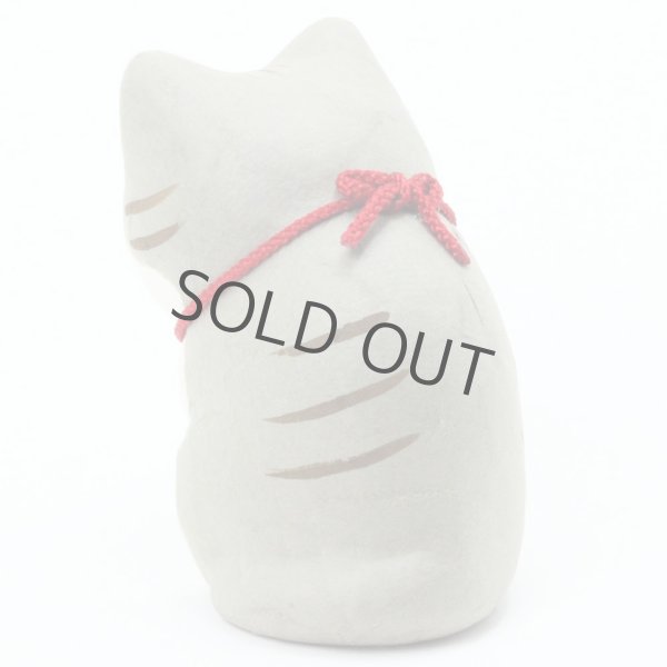 Photo3: Japanese Washi Paper craft bow Mike neko cat H10.5cm any color (3)