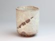 Photo10: Hagi ware Japanese pottery tea cup yunomi kobiki Kashun Mukuhara 320 ml (10)