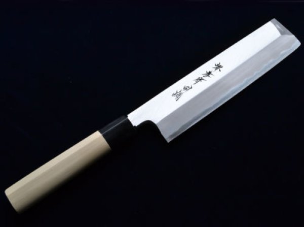 Photo1: SAKAI TAKAYUKI Tokujou Yasuki white-2 steel Japanese Usuba knife variety of sizes (1)