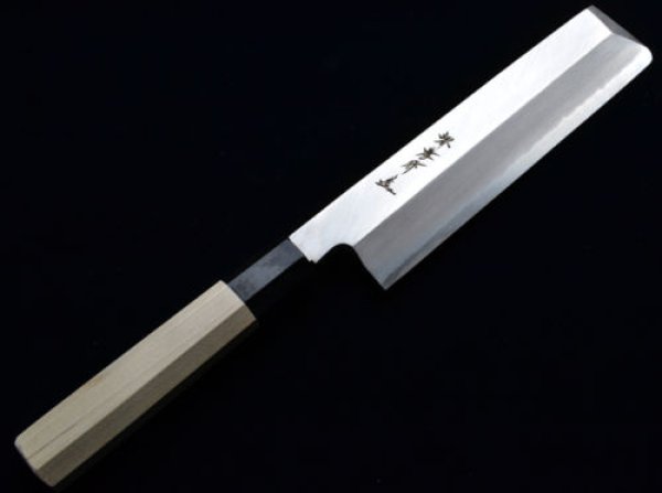 Photo1: SAKAI TAKAYUKI Chef Ginsan Silver-3 steel Usuba knife variety of sizes (1)