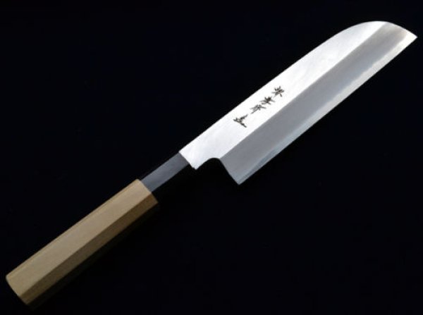 Photo1: SAKAI TAKAYUKI Chef Ginsan Silver-3 steel Kamagata Usuba knife variety of sizes (1)