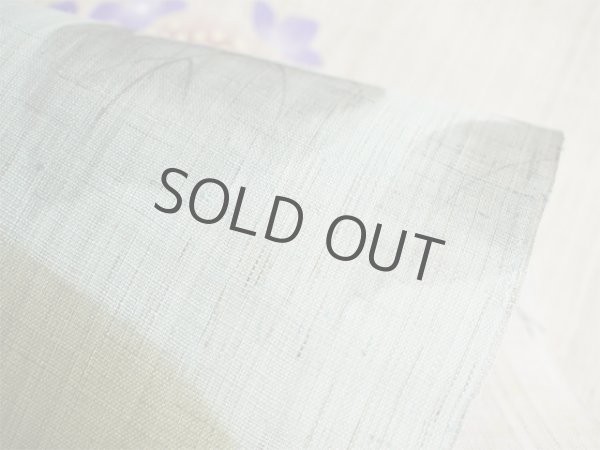 Photo6: Noren Japanese Doorway Curtain waza kyoto ajisai hydrangea linen 88 x 150 cm (6)