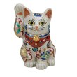 Photo10: Maneki Neko Japanese Lucky Cat Kutani Porcelain treasure takara H12cm (10)