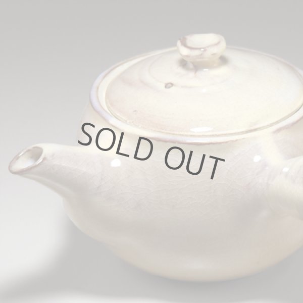 Photo5: Hagi ware Senryuzan climbing kiln Japanese tea pot kyusu 360ml (5)