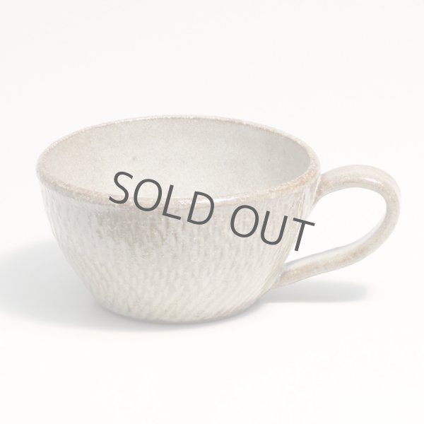 Photo1: Shigaraki sd Japanese pottery tea mug coffee cup unofu wide 360 ml (1)