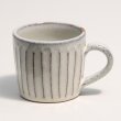 Photo1: Shigaraki sd Japanese pottery tea mug coffee cup Shinogi white 320 ml (1)