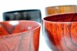 Photo2: Japanese Yamanaka Urushi lacquer soup bowl wan zelkova wood fuki D11.5cm set of 5 (2)