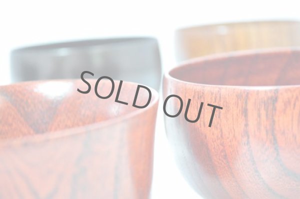 Photo2: Japanese Yamanaka Urushi lacquer soup bowl wan zelkova wood fuki D11.5cm set of 5 (2)