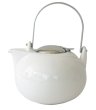 Photo4: Japanese ceramics Dobin tea pot ZEROJAPAN white 1350ml (4)