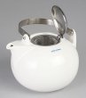 Photo2: Japanese ceramics Dobin tea pot ZEROJAPAN white 1350ml (2)