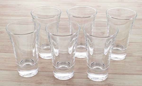 Photo1: Sake glass cups Toyo Sasaki sakazuki tenkai 100 ml set of 6  (1)