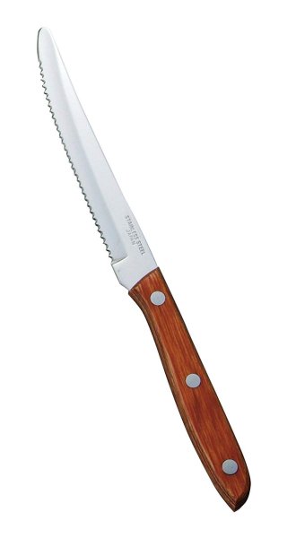 Photo1: Yaxell Japanese stainless steel steak knifes wooden handle set of 4 (1)