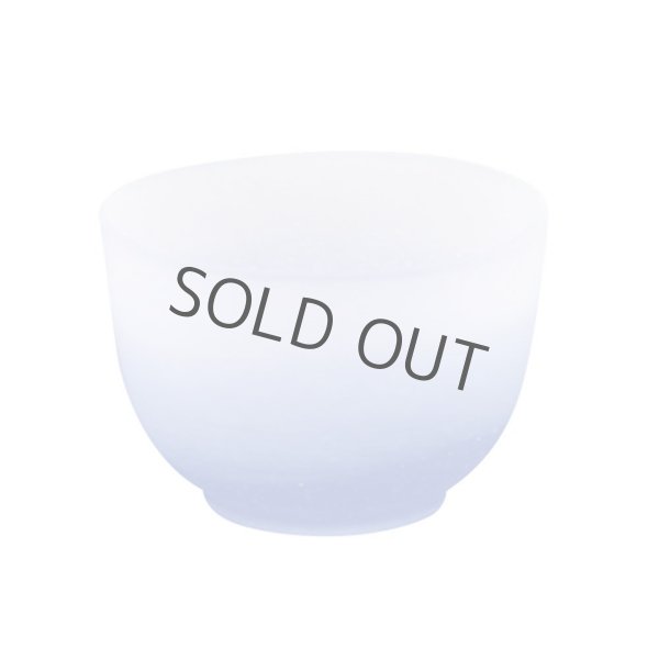 Photo5: Hirota glass Sencha wan yunomi cup sake Fubuki snow makeup140 ml set of 4 (5)