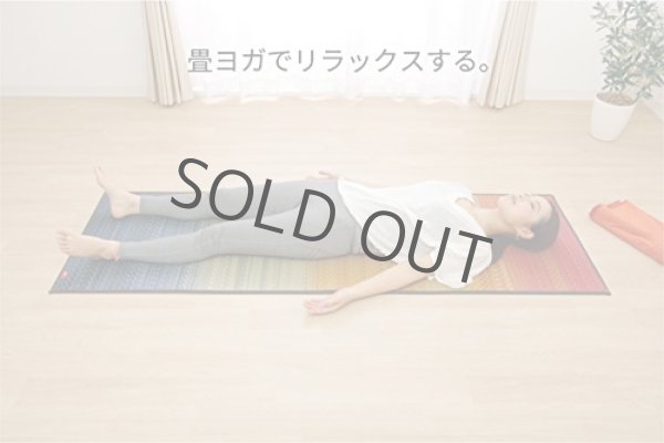 Photo2: Japanese rush grass tatami yoga mat ikehiko any type 60 x 180cm (2)