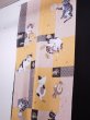 Photo2: Noren CSMO Japanese door curtain harie yellow cats long 85 x 170 cm (2)
