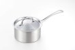 Photo8: Yoshikawa Japanese single-handled pot nabe stainless steel with lid (8)