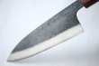 Photo8: Kosuke Muneishi Hand forged Blue #2 steel Kurouchi Santoku knife 165mm (8)