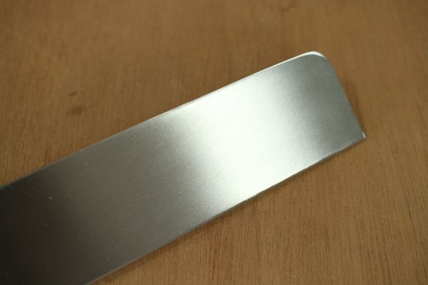 Photo10: SAKAI TAKAYUKI INOX stainless Magnolia wood Japanese Usuba vegetable knife (10)