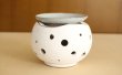 Photo8: Shigaraki pottery tsuchi Japanese tea aroma incense burner holder boro H8.5cm (8)