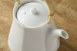 Photo4: Mino Japanese ceramics Dobin tea pot Miyama white 430ml (4)