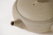 Photo8: Tokoname Japanese tea pot Gyokko pottery tea strainer flat shape yakishime 210ml (8)