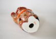 Photo8: Japanese Lucky Cat Kutani Porcelain Maneki Neko yon mori H 14cm  (8)