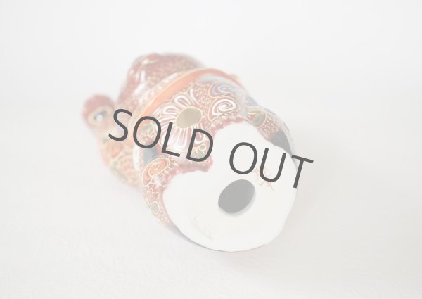 Photo8: Japanese Lucky Cat Kutani Porcelain Maneki Neko yon mori H 14cm  (8)