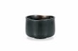 Photo1: Japanese Zelkova wooden matcha chawan tea bowl black lacquerware (1)