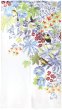 Photo5: Noren CSMO Japanese door curtain bird flower ranai 85 x 150 cm (5)