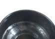 Photo4: Hasami Porcelain Japanese matcha bowl haku wabi black (4)