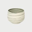 Photo3: Tokoname yaki ware Japanese tea pot Tosen white marble ceramic tea strainer 250ml (3)