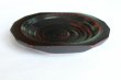 Photo2: Chataku wooden lacquered tea cup tray tea Coaster Saucer Akebono (2)