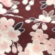 Photo5: Japanese floor pillow cushion cover zabuton cotton meisen flower 55 x 59cm (5)