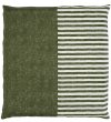 Photo2: Japanese floor pillow cushion cover zabuton cotton meisen striped 55 x 59cm (2)