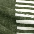 Photo4: Japanese floor pillow cushion cover zabuton cotton meisen striped 55 x 59cm (4)