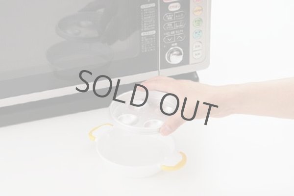 Photo4: boiled egg cooker Akebono easy microwave   (4)